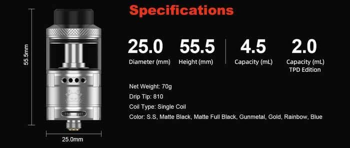 HELL VAPE FAT Rabbit Solo RTA 25m