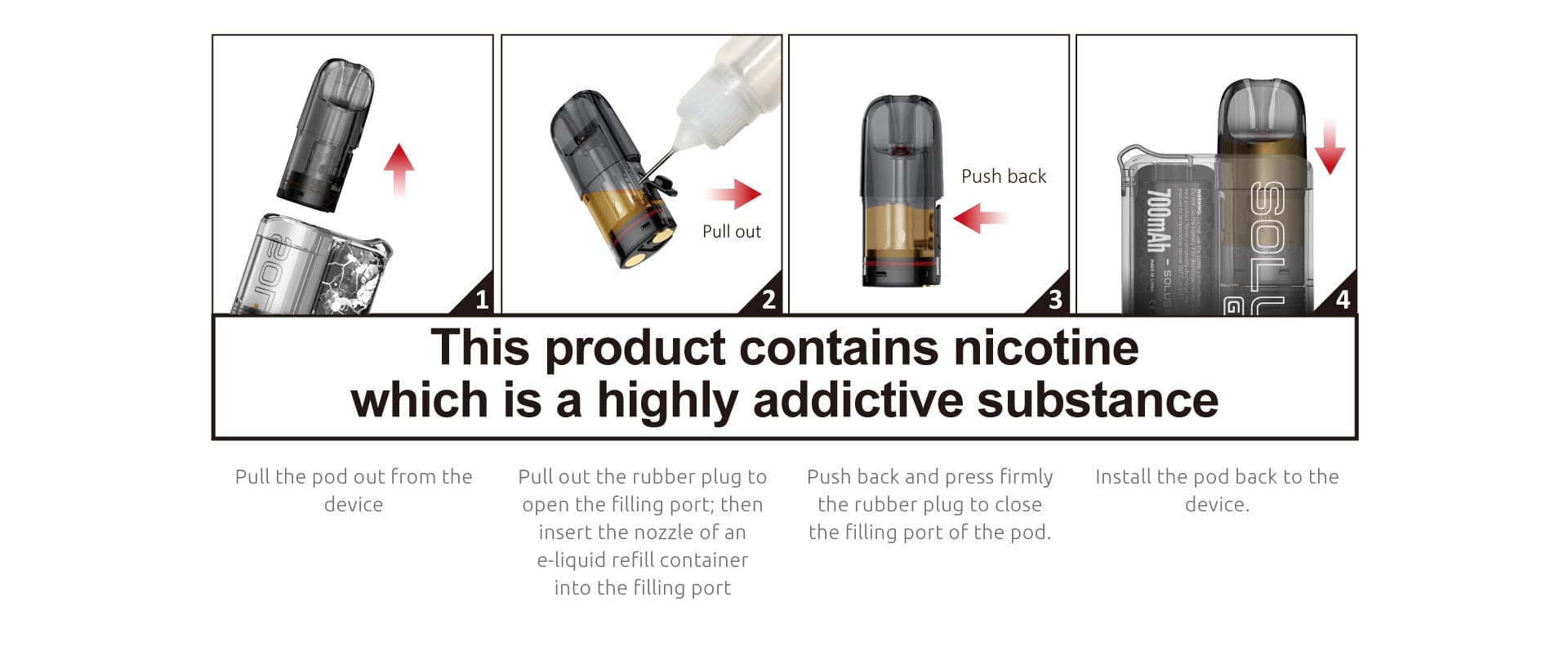 SMOK SOLUS G BOX Filling E Juice