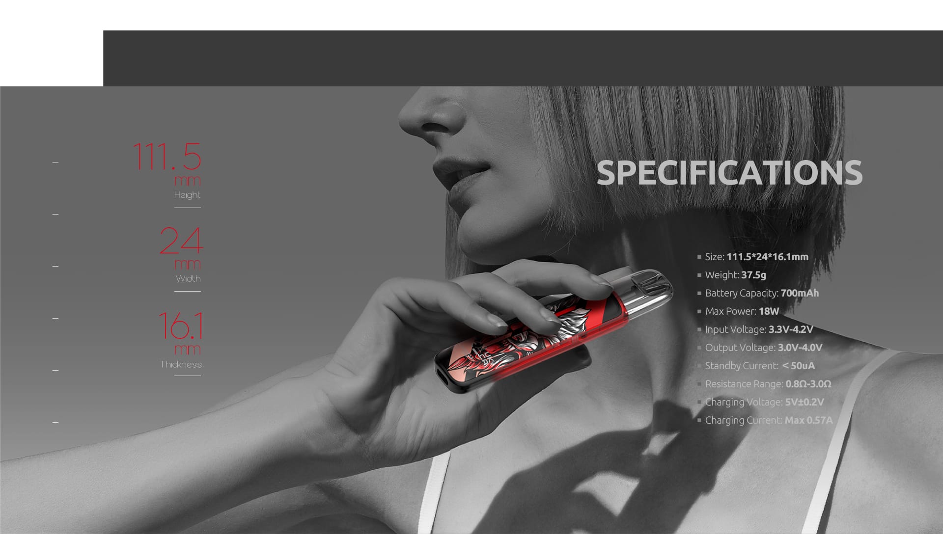 Smok solus g specification