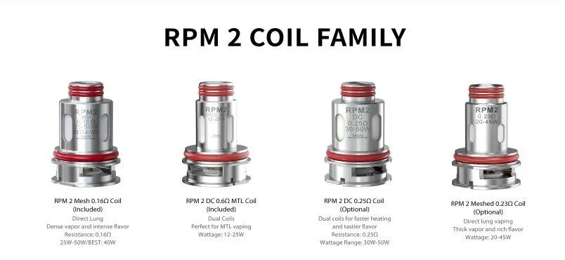 SMOK NORD C 50W Pod Kit RPM Coil SMOK NORD C 50W Pod Kit RPM Coil