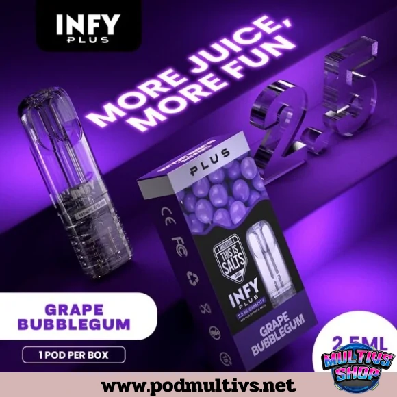 หัวพอต Infy Plus หมากฝรั่งองุ่น
