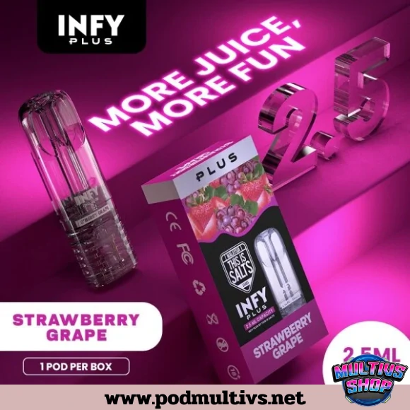 หัวพอต Infy Plus สตรอว์เบอร์รี่องุ่น