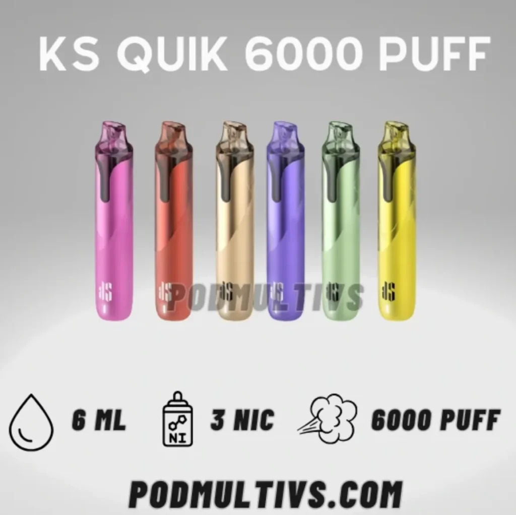 พอตใช้แล้วทิ้ง Quik 6000 Puffs