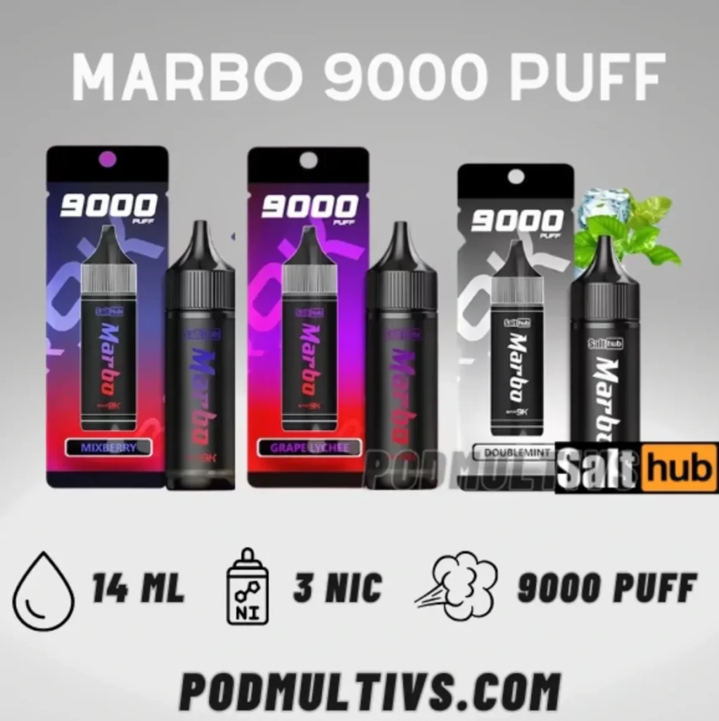 marbo 9000 puffs พอตเริ่มต้น กลิ่นชัด